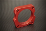 Torque Solution Throttle Body Spacer (Red): Acura TL 3.5 2009+