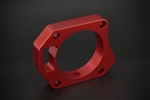 Torque Solution Throttle Body Spacer (Red): Honda Civic Si 2006-2011 70mm