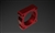 Torque Solution Throttle Body Spacer (Red): Ford Focus ST 2013+