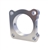 Torque Solution Throttle Body Spacer (Silver): Mitsubishi Lancer Evolution 7 / 8 / 9 2001-2006