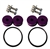Torque Solution Billet Bumper Quick Release Kit (Purple): Universal