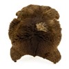 Wide Thick Cushy Light Brown w Spot Brown Sheepskin