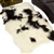 White w Black Spots Quad Icelandic Rug Big Rugs Sheepskin