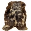 Dark with Gray and White Mix Gray Sheepskin