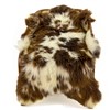 Thick Light Brown w White Spots Spotted Sheepskin