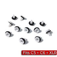 Set of 12 Door and Headliner Trim Bushing Grommets Factory Part nos. 10351052, 10291930 - SMC Performance and Auto Parts