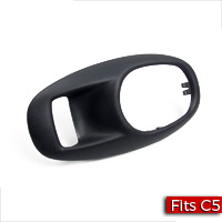 Ebony (Black) Driver (LT) Inside Door Handle Bezel 10406531 - SMC Performance and Auto Parts