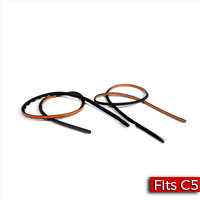 Pair of Sealing Strips for Rear Trunk Lid to Quarter Panel Factory Part no. 10408626 - SMC Performance and Auto Parts