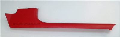 Red Passenger Door Step Sill Plate for a 2000-2004 Chevrolet C5 Corvette - SMC Performance and Auto Parts