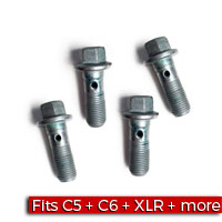 Set of 4 Brake Hose to Caliper Banjo Bolts - SMC Performance and Auto Parts