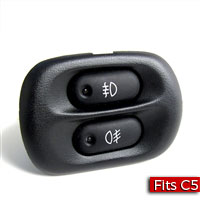 Fog Lamp Switch For European Provisions (VD1) Factory Part no. 12135156 - SMC Performance and Auto Parts