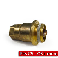 Engine Block Heater - 400W 115V 3 Pin Brass Factory Part no. 12560179 - SMC Performance and Auto Parts