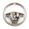 Steering wheel, Light Cashmere with Natural Olive Ash Burlwood - SMC Performance and Auto Parts