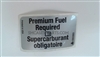 Premium Fuel Required Label 20933713 - SMC Performance and Auto Parts