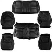 Complete Seat Cover kit for a 2012 Chevrolet Camaro Transformers Edition with the AMM, AY0, EAL, KA1, 01A, CTH, and AKQ Options - SMC Performance and Auto Parts
