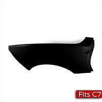 C7 Corvette Convertible Passenger Side Quarter Panel Factory Part nos. 23336868, 23226589, 23197625, 20980045 - SMC Performance and Auto Parts