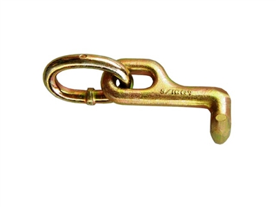 <h3>Grade 70 Plated T-Hook on Link  w/  4,700 lb. WLL</h3>