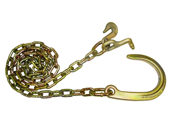 h3>5/16 Grade 70 Chain with 8 J-Hook, Grab Hook, and Hammerhead  Pair/</h3>