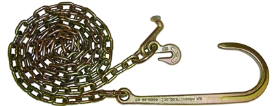 <h3>10ft 5/16 Chain with 15" J-Hook (Pair)</h3>