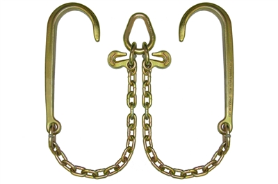 <h3>V-Chain With 15" J-Hooks and Grab Hooks at Pear Link</h3>