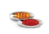 <h3>CLEARANCE MARKER LIGHT W/ CHROME BEZEL AMBER</h3>