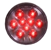 <h3> 4" Round Red Clear Lensb STT</h3>