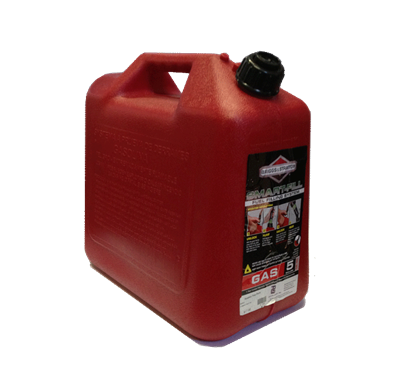 Briggs & Stratton Spill Proof Gas Can, Red, 5.0 Gal- 85053