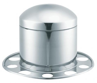 <h3>338S 10 lug center cover Rear Stainless Steel</h3>