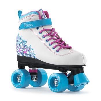 sfr,vision,II,roller,skate,white,blue,disco