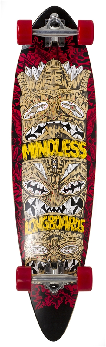 mindless,longboard,complete,rogue,red,black