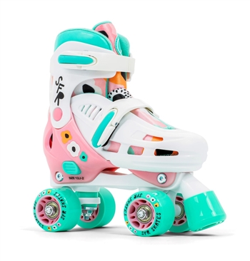 sfr,quad,skates,flower,white,pink