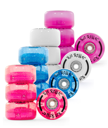 rio,roller,light,up,wheels,pink,blue,white,glitter