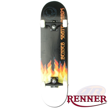 Renner,flame,smoke,beginner,skateboard