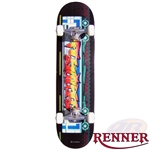 Renner,graffiti,tube,complete,beginner,skateboard