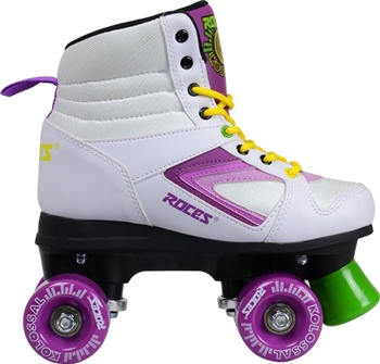roces,roller,skates,disco,kolossal,white,purple