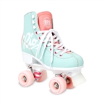 sfr,rio,script,roller,skates,disco,teal,coral