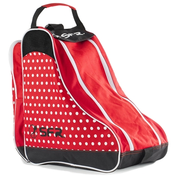 sfr,skate,bag,red,polka,retro