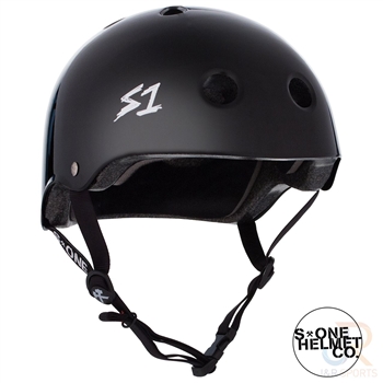 s1,lifer,helmet,black,gloss,scooter,skate