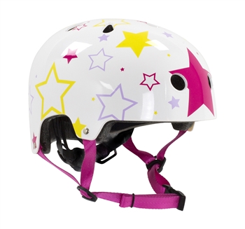 sfr,scooter,white,pink,adjustable,safety,helmet