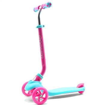 kids,3wheeled,scooter,pink,teal