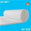 8 pound HZ Ceramic fiber blanket 24 inches wide and 25 feet long