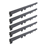 Fiberglass Reinforced Nylon Gear Rack with Metal Insert - 3.3 Feet - Set of 5 - ALEKO