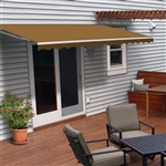 ALEKOÂ® Retractable Patio Awning SAND Color - 10FT x 8FT