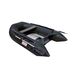 Inflatable Boat with Aluminum Floor - BT250 - 8.4 ft - Black - ALEKO
