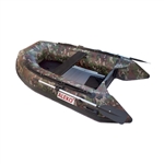 Inflatable Air Floor Fishing Boat - 8.4 Foot - Camoflauge