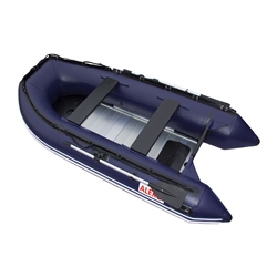 Inflatable Boat with Aluminum Floor - BT320 - 10.5 ft - Blue - ALEKO