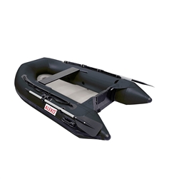 Inflatable Air Floor Sport Boat - 8.4 Foot - Black - ALEKO