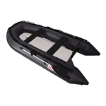 Inflatable Boat with Air Deck Floor - 10.5 Ft - Black - ALEKO