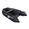 Inflatable Sport Boat with Pre-Installed Slide Slat Floor - 8.4 Foot - Black - ALEKO