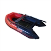 ALEKO&reg; BTSDSL250RBK 3 Person Inflatable 8.4 Feet (256 cm) Fishing Raft Sport Motor Boat with Pre-Installed Slide Floor, Red and Black